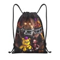 thumbnail image 1 of Pofeuu Five Nights At Freddy'S for Water-Resistant 210D Drawstring Bag Compact Foldable Design Gym Yoga Travel Essentials Lightweight Carryall-Small, 1 of 6