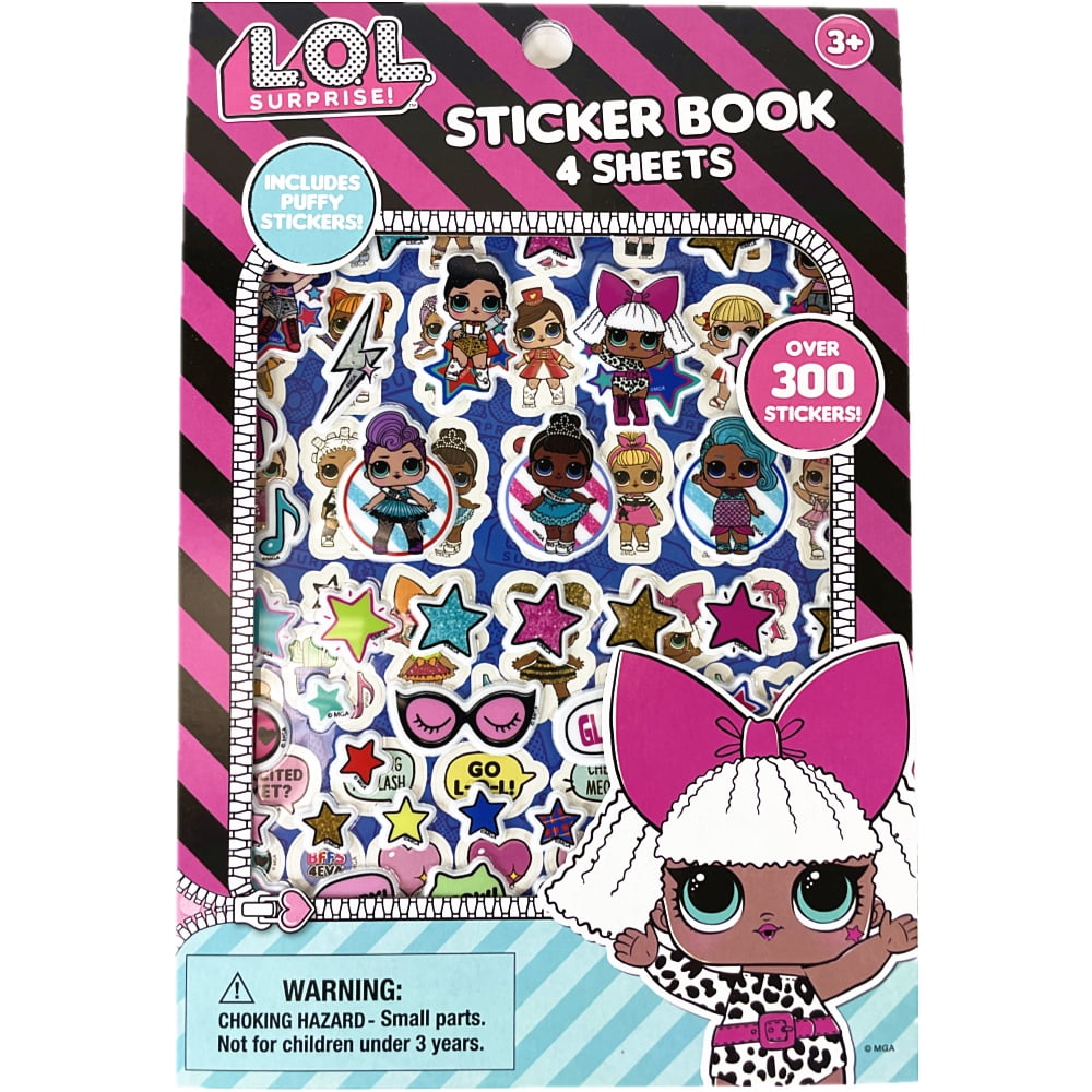 Lol Surprise Sticker Book - Over 300 Stickers