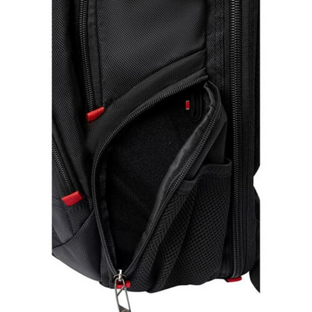 Swissdigital Design - Circuit TSA-firendly Backpack with USB Charging port/RFID protection and fits up to 15.6" laptop - Black