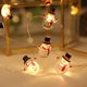thumbnail image 3 of led copper wire lamp christmas fastener copper wire lamp santa claus snowman elk festival decoration light string christmas lights, 3 of 5