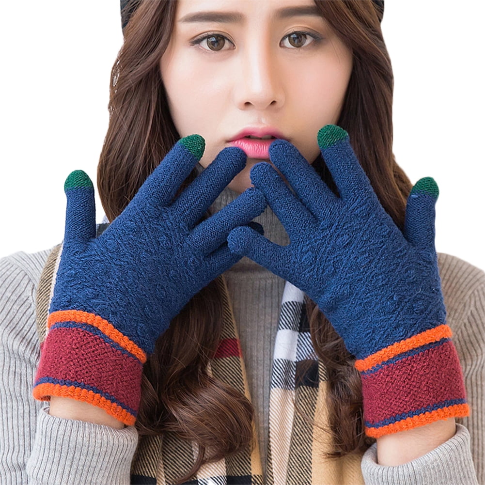 Famure Touch Screen Gloves Ladies Autumn And Winter Outdoor Driving