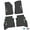 Black w/ Lime & White insert, variant on Flextread Floor Mats for 20-24 Jeep Gladiator - Mopar Licensed Factory Fit - Purple w/ Jeep Wave & Wheel Insert - 100% Made in USA