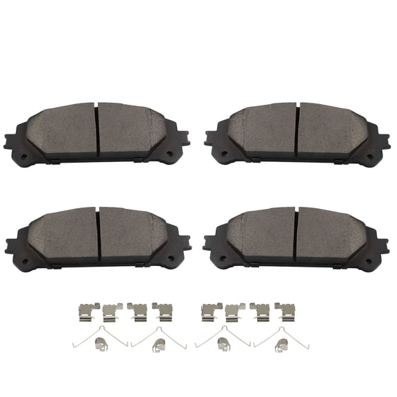 SCITOO D1324 Front Ceramic Brake Pads Sets w/Hardware Fit For Lexus 2010 2011 2012 2013 2014 2015 2016 2017 2018 2019 2020 2021 2022,For Subaru 2023,For Toyota 2008-2023