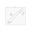 Genuine OE Kia Windshield Pillar Trim - 85820-2P100UP