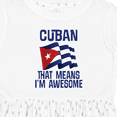 thumbnail image 4 of Inktastic Cuban Awesome Pride Girls Toddler Dress, 4 of 5