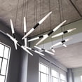 thumbnail image 4 of Sonneman 2895.25 Ballet 13 Light 27" Wide Led Abstract Multi Light Pendant - Black, 4 of 7