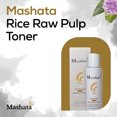 thumbnail image 3 of Mashata Raw Pulp Rice Toner for Deep Moisturizing & Hydrating Skin - 3.38 Fl Oz | Face Toner with Natural Ingredients for Korean Skin Care | Facial Toner with Rice Extracts for Refreshing Experience, 3 of 4