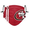 San Francisco 49ers FOCO Adult On-Field Adjustable Face Covering