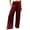 Red, variant on Sngxgn Pants for Women High Waisted Casual Pants Baggy Stretchy Wide Leg Streetwear with Pockets(Dark Gray,L)
