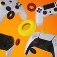 thumbnail image 6 of PlayVital 3 Pairs Silicone Aim Assist Target Motion Control Precision Rings for PS5, for PS4, for Xbox Series X/S, Xbox One, Xbox 360, for Switch Pro, for Steam Deck - Red & Black & Yellow, 6 of 8