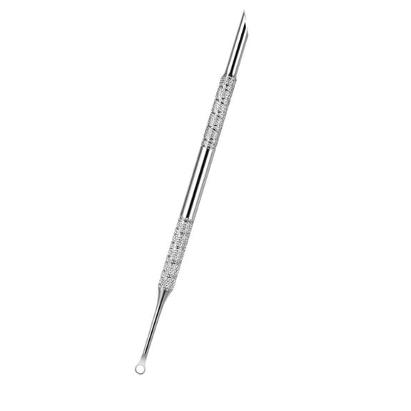 Double Ended Cuticle Remover,Cuticle Pusher Polishs Remover Stainless Steel Cuticle Care Tool for Home Salon Use