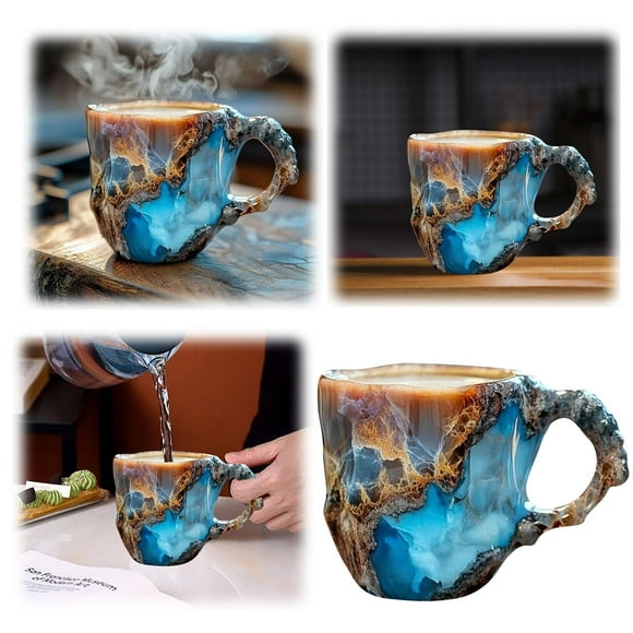 Coffee Mugs Novelty Coffee Mugs French Coffee Cups Set Heart Shaped Shot Glasses Clear Glass Mugs for Coffee Beverages Coffee Cups Coffee Set for 2 Mugs for Sublimation Mugs Set 6 Pottery Mug Glass