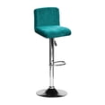 thumbnail image 2 of BUYISI Enhance Your Bar Stool With An Adjustable Silver Fox Fur High Stool Cover Blue, 2 of 7
