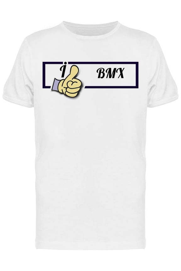 I Like Bmx   T-Shirt Men -Image by Shutterstock, Male Small