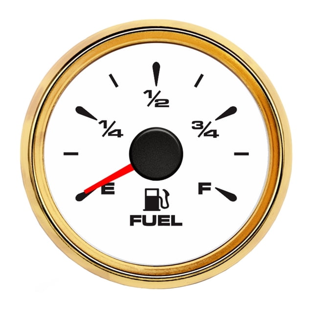 7 Colors Backlight Car Marine Boat Water Level Gauge Oil Tank Fuel Level Indication For 0-190 Ohm 240-33 Ohm Fuel Sending Unit ,Easy Setup