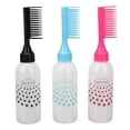 thumbnail image 1 of Salon Hair Coloring Bottle, Plastic Comb Applicator Bottle 3pcs Clear Scale Ergonomic Design  For Shampoo, 1 of 8