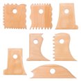 thumbnail image 2 of 7 Pcs Pottery Tools Set Wooden Pottery Rib Foot Shaper Trimming Tools for Ceramics Clay Carving And Shaping Craft Kit for Ceramic Artists, 2 of 8