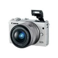 thumbnail image 6 of Canon EOS M100 Mirrorless Digital Camera with 15-45mm Lens (White), 6 of 9