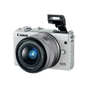 Canon EOS M100 Mirrorless Digital Camera with 15-45mm Lens (White)