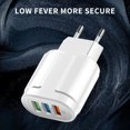 thumbnail image 5 of 3-Port USB Wall Charger - Multi-Device Fast Charger with Smart IC, 5V/2A Total Output, Fireproof ABS Material, and Universal Compatibility for Home and Travel, 5 of 5