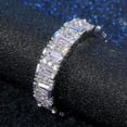 thumbnail image 5 of 5.5mm White Cz Elegant Band Women's White Gold Filled Wedding Engagement Jewelry, 5 of 6