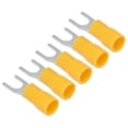 thumbnail image 4 of Wire Connector, Insulated Fork Terminal 19A Maximum Current 14-12AWG 50Pcs  For Equipment SV3.5-5 Yellow, 4 of 8