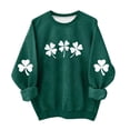 thumbnail image 2 of hengsof Chandail de Mode pour Enfants pour la Saint-Patrick, Chandail Graphique à Manches Longues et Col Rond pour les Festivités, Âges 1 à 13 Ans, 2 of 5