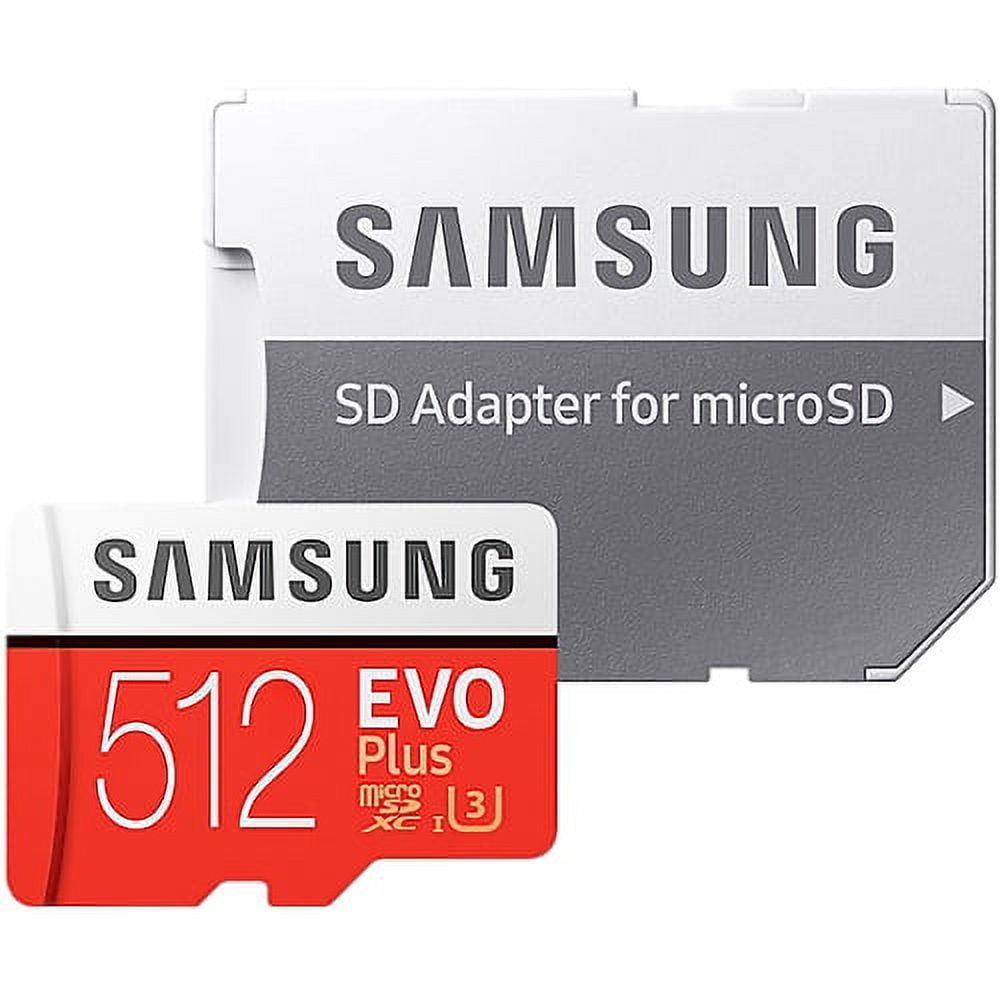 Samsung 512GB EVO Plus MicroSDXC Memory Card with Fast Read