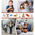 thumbnail image 3 of DolliBu Sitting Crow Stuffed Animal with Basketball Plush - Soft Huggable Crow, Adorable Playtime Plush Toy, Cute Wildlife Bird Gift, Basketball Plush Animal Toy for Kids and Adults - 9.5 Inches, 3 of 6