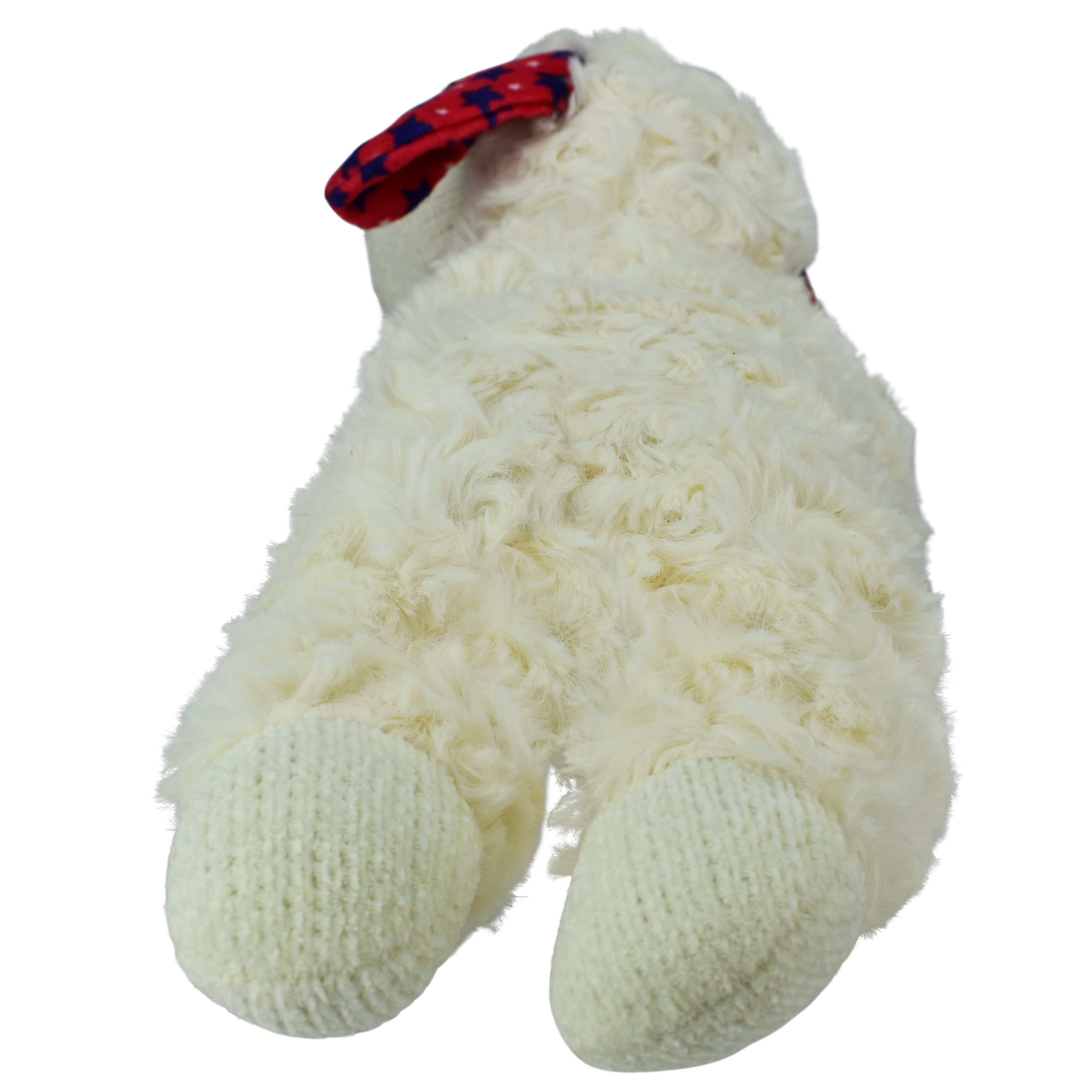 Multipet Patriotic Lamb Chop, Dog Toy, Size 10.5