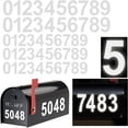 thumbnail image 2 of CNKOO 2024 New License Plate Number Reflective Invisible Digital Sticker-Black-3Pcs 50*28.9Mm, 2 of 5