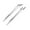 Silver, variant on Durability 27cm Straight And Curved Feeding Forceps Long Tweezers For Reptiles Crafted From RustProof Steel Build