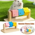 thumbnail image 5 of QHUDLV Hamster Chew Dwarf Hamster Chew Block Bite Resistant Natural Wood Hamster Pets Bunny Small Blocks Cage For Rabbits Squirrel, 5 of 9