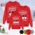 thumbnail image 2 of Fiaer Christmas Sweatshirts for Family Plus Size Funny Printed Xmas Pullover Long Sleeve Baggy Crew Neck Plus Size Comfort Holiday Tops Men M, 2 of 4