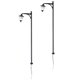 thumbnail image 1 of Mini Street Light Model for Decor Black Metal and ABS Material Compact Size for DIY Mini House 2pcs, 1 of 4
