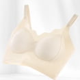 thumbnail image 5 of Fatuov Wireless Bra for Women Adjustable Straps Breathable Bra Solid Color Push Up Full Coverage Sleep Bra 42B, 5 of 5