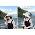 thumbnail image 4 of YEKEYI Sun Hats for Women Wide Brim Beach Hat Straw Hat UPF Travel Foldable Brim Summer UV Hat, 4 of 9