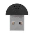 thumbnail image 1 of Micrófono USB Mini Wendry Negro para Grabación de Audio en Computadora PC, 1 of 9
