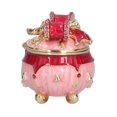 thumbnail image 4 of Tbest Mini Jewelry Storage Box,Jewelry Storage Box Beautiful Appearance Brighter Color Mini Jewelry Storage Box for Decor Gifts Dressing Table Bookcase,Jewelry Box, 4 of 8