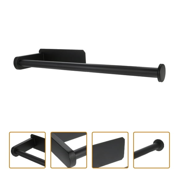 HEMOTON Paper Towel Holder Nail- Wall-mounted Tissue Rack Kitchen