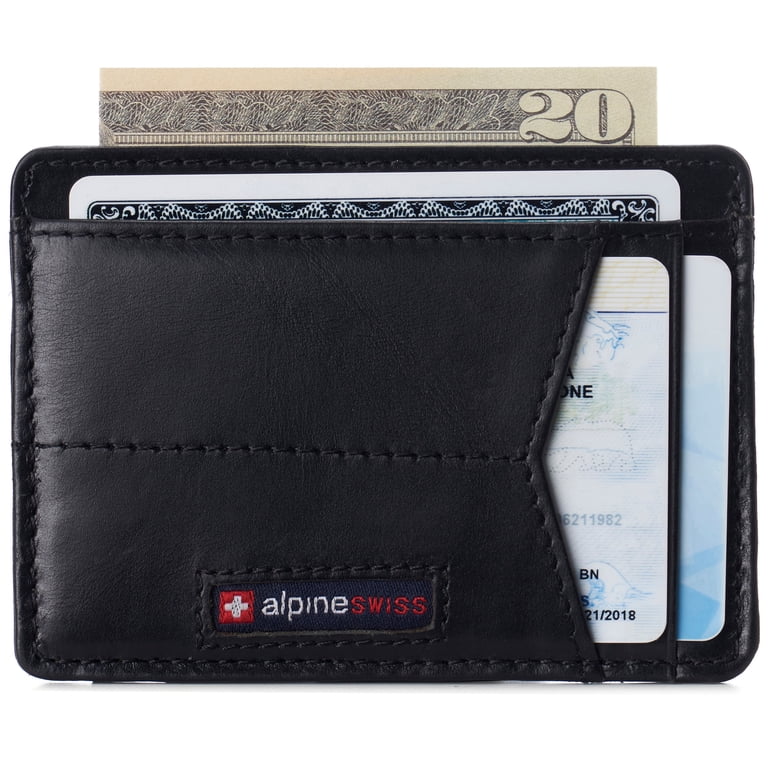 Alpine Swiss Oliver Minimalist Front Pocket Wallet photo 6