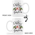 thumbnail image 4 of Best Grandma Mug Cup,World''s Best Grandma Floral Ceramic Mug-11oz Coffee Milk Tea Mug Cup,Grandmother Grandma Birthday Mother''s Day Gifts From Grandson Granddaughter Grandkids, 4 of 5