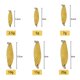 thumbnail image 5 of 5 cucharas de pesca duras, anzuelos triples, cebos de pesca de metal, accesorios de pesca (15 g de plata brillante), 5 of 5