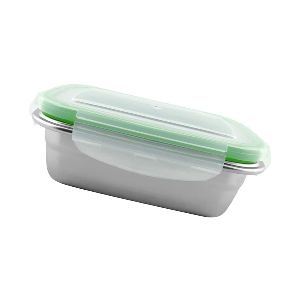 Various Stainless Steel Food Storage Containers with Locking Lid