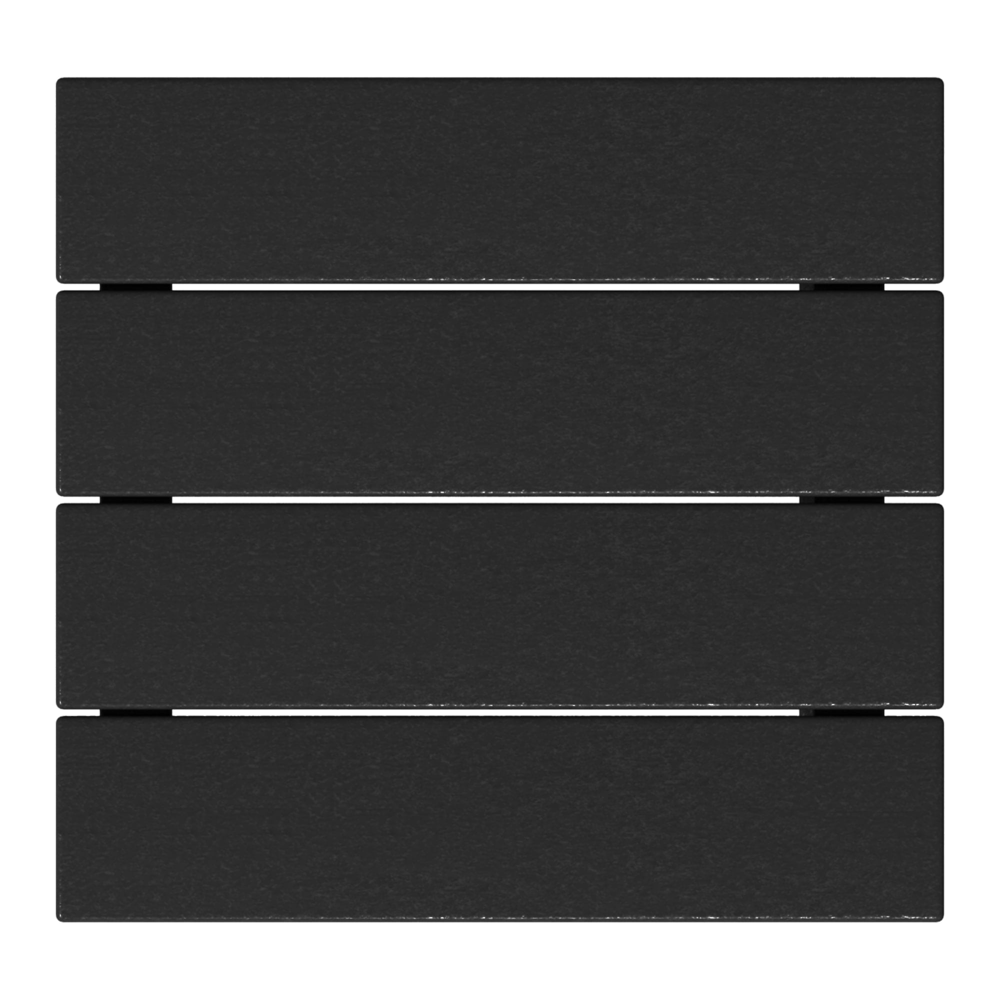 WestinTrends Malibu 2-Piece Kids Outdoor HDPE Adirondack Chair With Square Side Table Set, Black