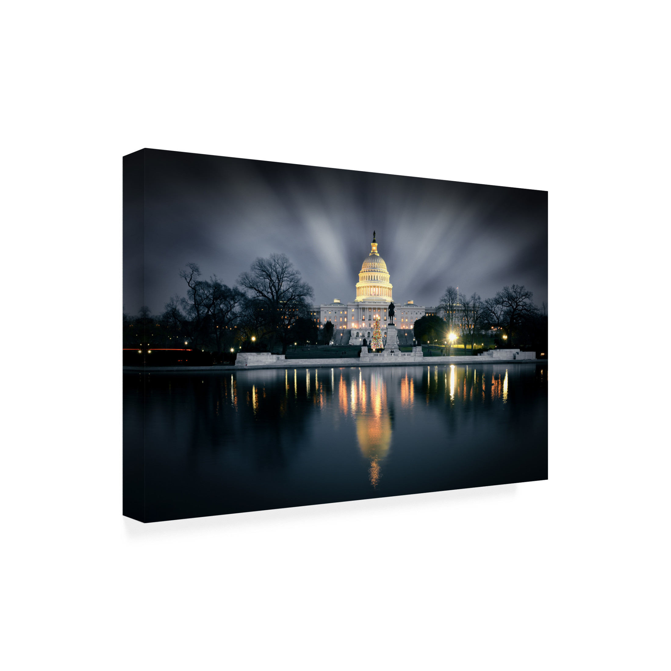 Trademark Fine Art Ivy Deng Captitol Hill Canvas Wall Art