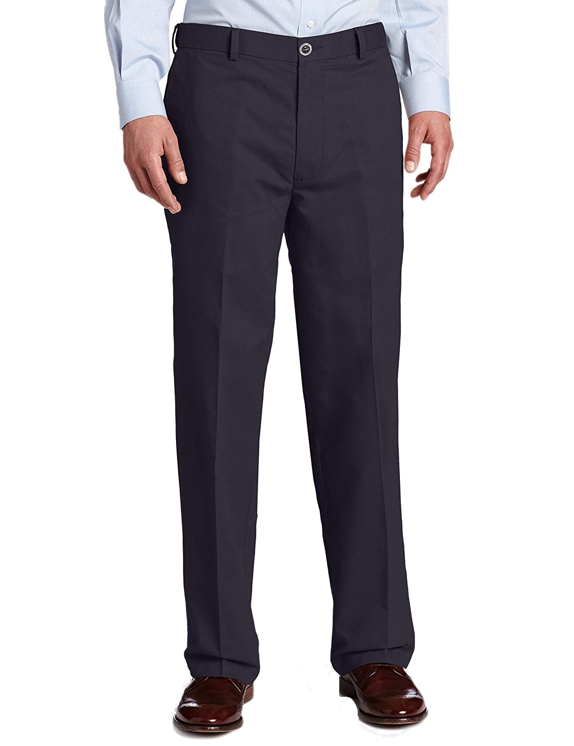 Mens Pants Navy 40x29 Relaxed Fit Comfort Khakis 40 - Walmart.com