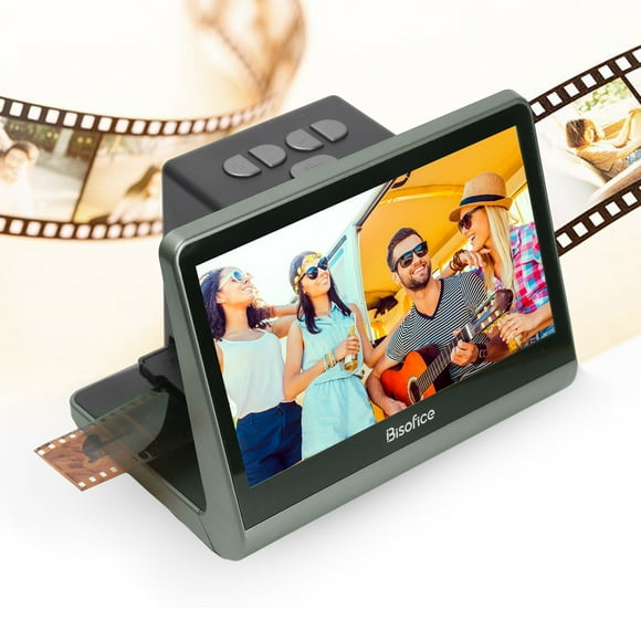 Bisofice Film scanner,Screen Free App 48w Display App Support 48w /110 Film/super8/ To Built-in 7'' Lcd Film(36 * /110 Scanner 135 Film(36 Film And Slide To Built-in Lcd Screen Free 7'' Lcd Screen
