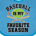 thumbnail image 4 of Inktastic Baseball is My Favorite Season Boys or Girls Baby Bib, 4 of 4