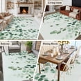 thumbnail image 5 of 5'x7' Area Rugs, Sage Green Eucalyptus Leaf Indoor Outdoor Area Rug for Living Room Bedroom, Spring Leaves Botanical Washable Bathroom Rugs Kitchen Floor Carpet Mats Home Decor Aesthetic, 5 of 8